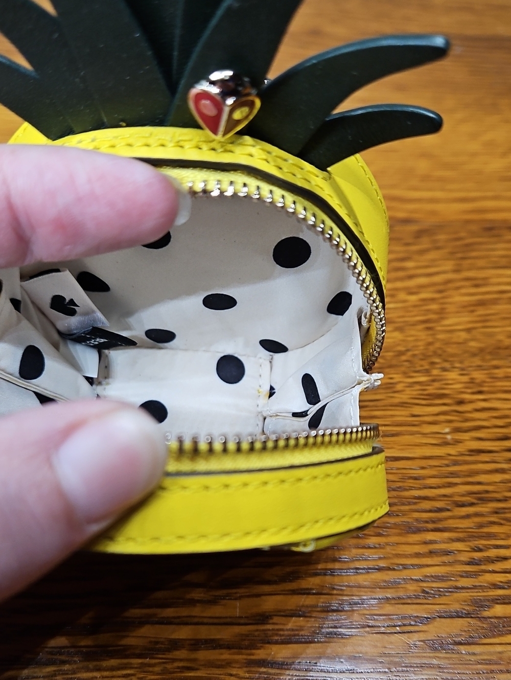 Kate Spade Picnic Pineapple Coin Purse - Picture 7 of 10
